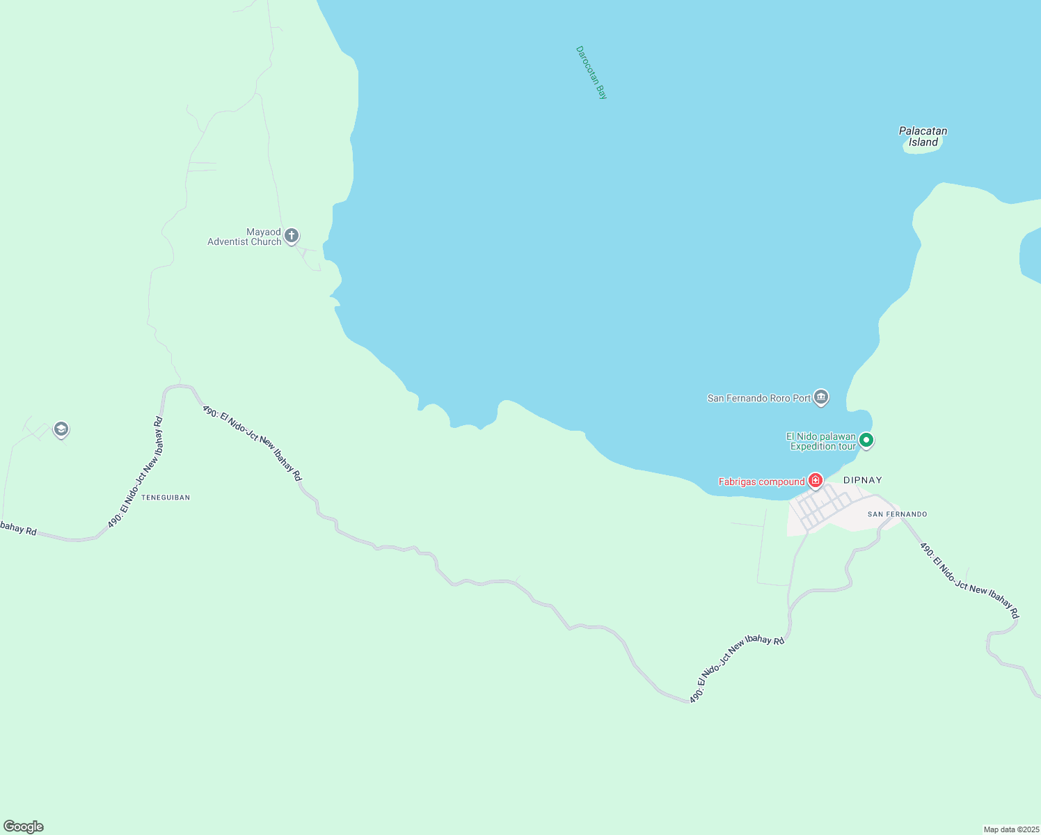 map of restaurants, bars, coffee shops, grocery stores, and more near in El Nido