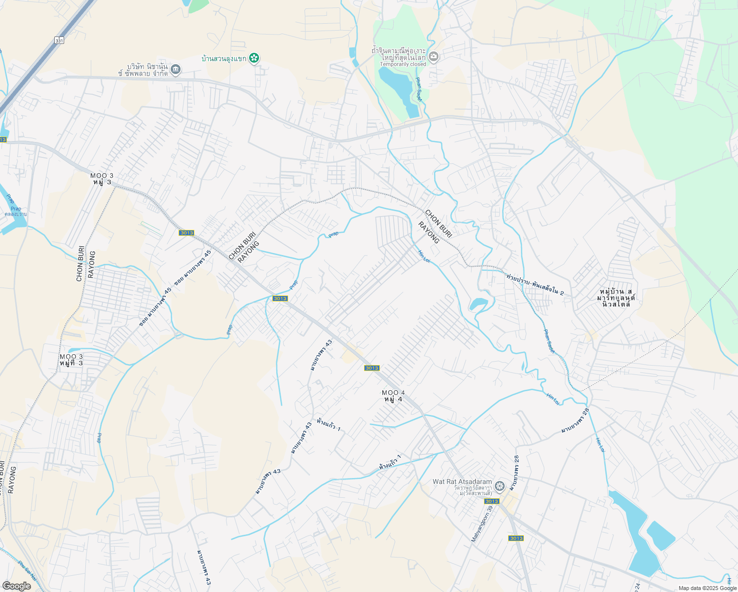 map of restaurants, bars, coffee shops, grocery stores, and more near มาบยางพร ปลวกแดง ระยอง in Tambon Mapyangphon