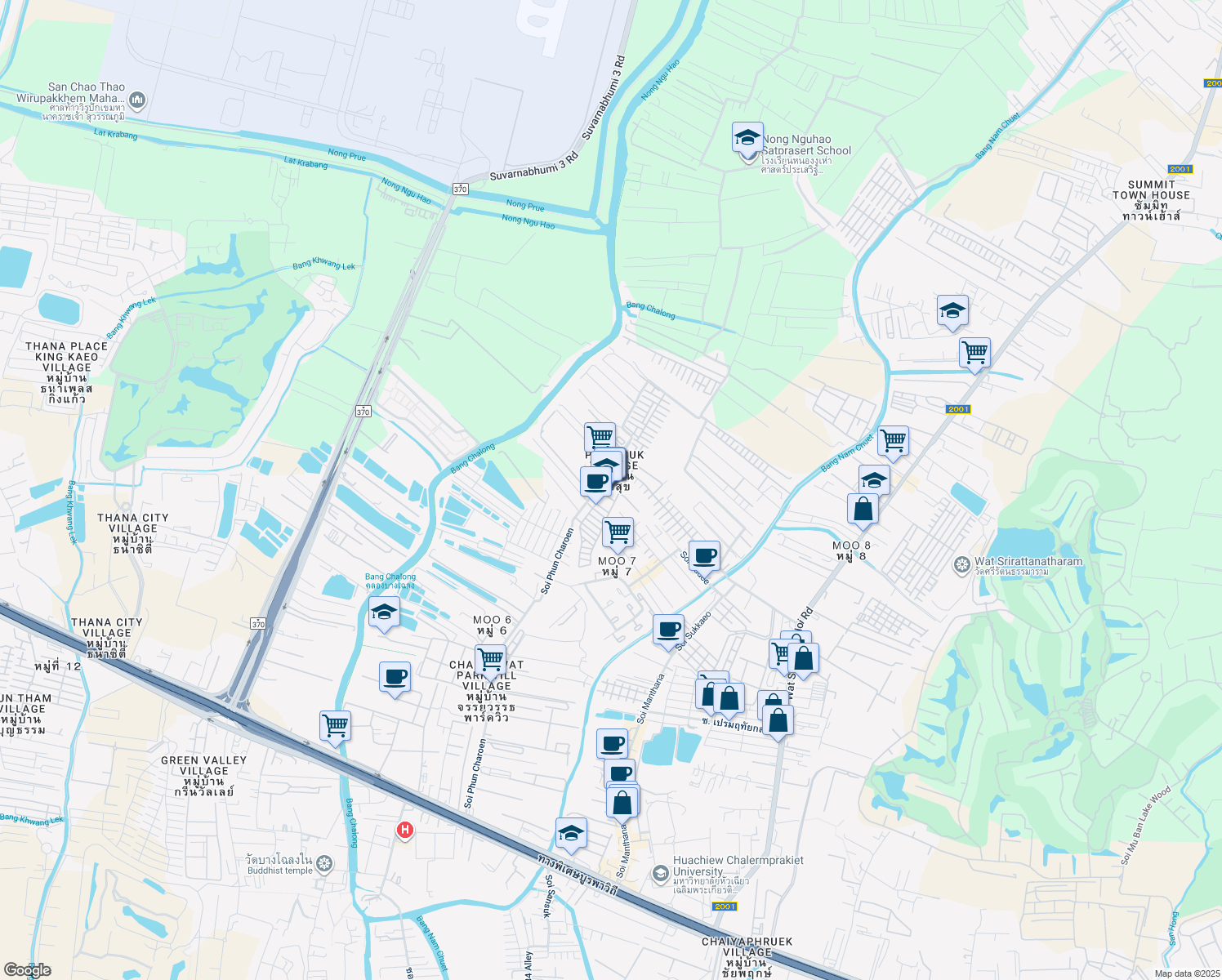 map of restaurants, bars, coffee shops, grocery stores, and more near in 