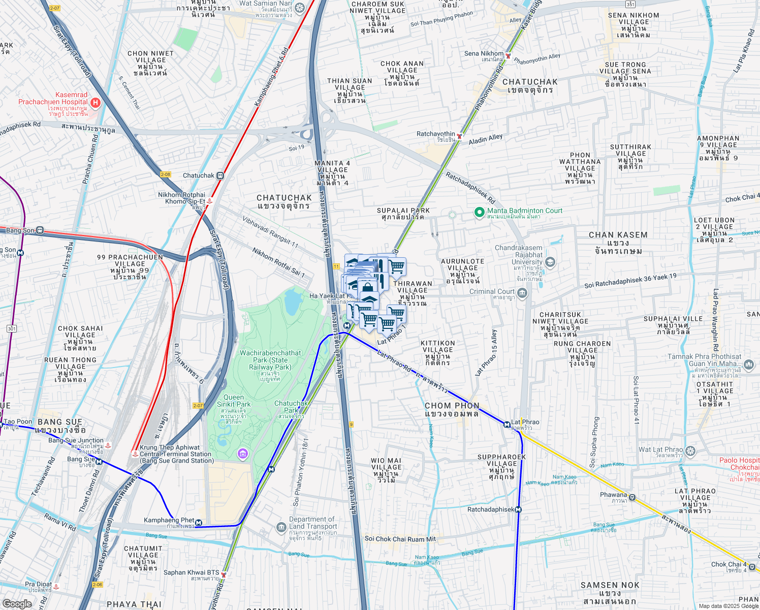 map of restaurants, bars, coffee shops, grocery stores, and more near in 