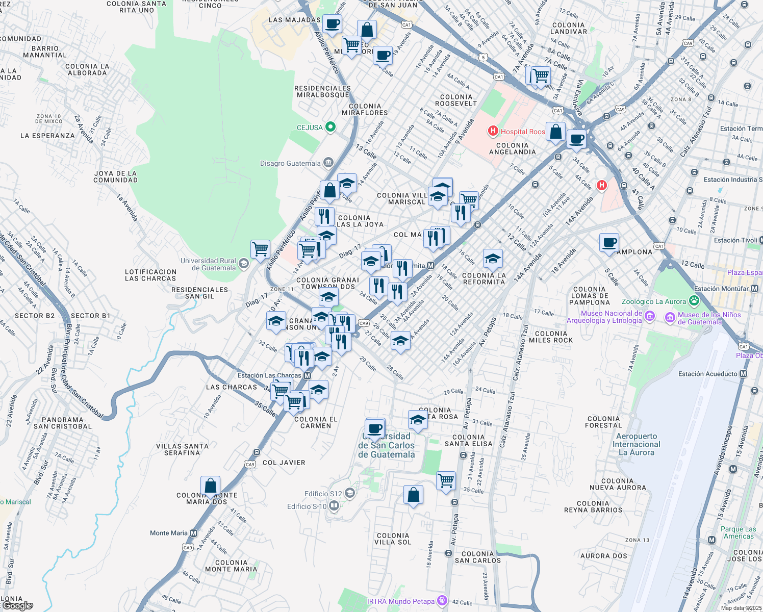 Calzada Raul Aguilar Batres, Guatemala City Guatemala Walk Score