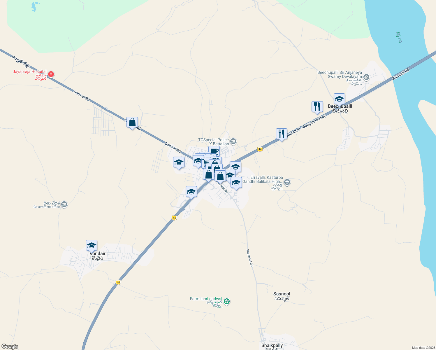 map of restaurants, bars, coffee shops, grocery stores, and more near in 