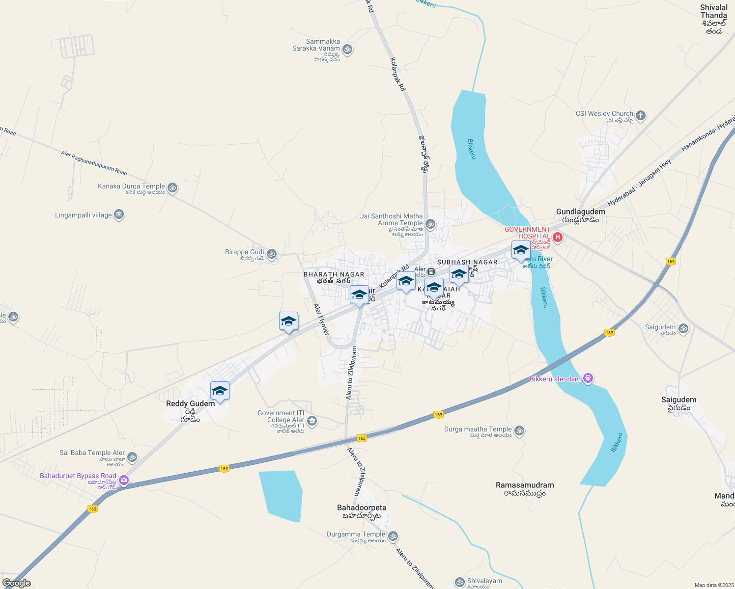 map of restaurants, bars, coffee shops, grocery stores, and more near in Alair