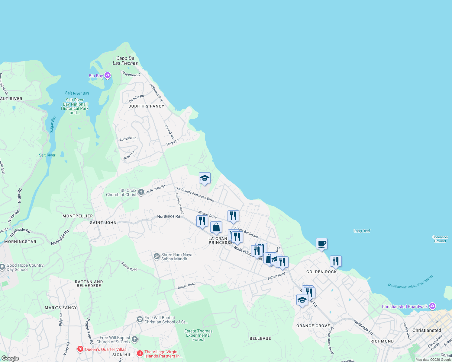 map of restaurants, bars, coffee shops, grocery stores, and more near in Sion Farm