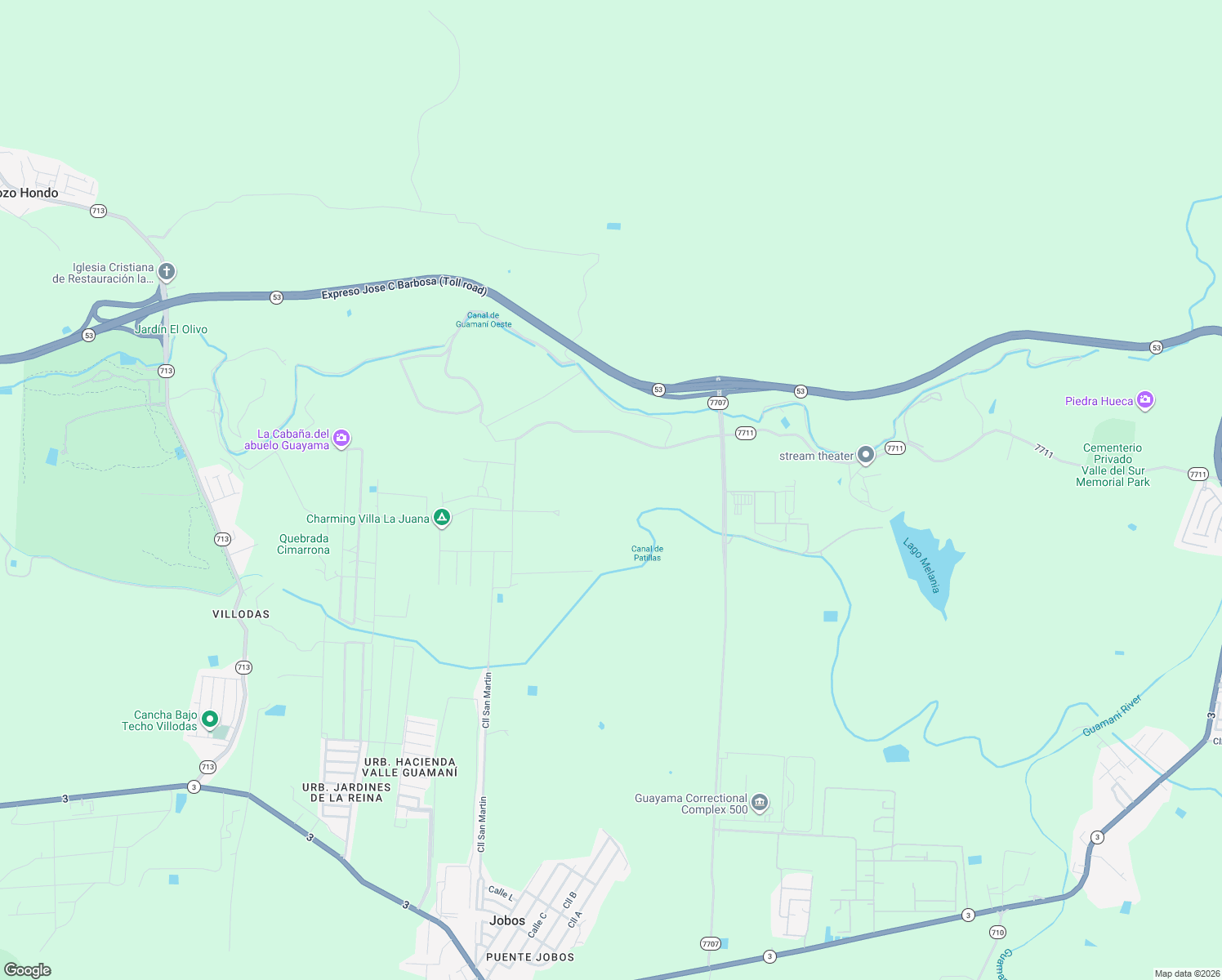 map of restaurants, bars, coffee shops, grocery stores, and more near in Pozo Hondo