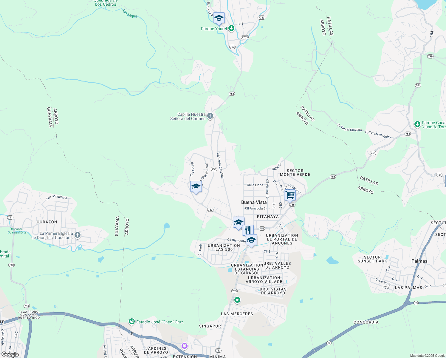 map of restaurants, bars, coffee shops, grocery stores, and more near in 