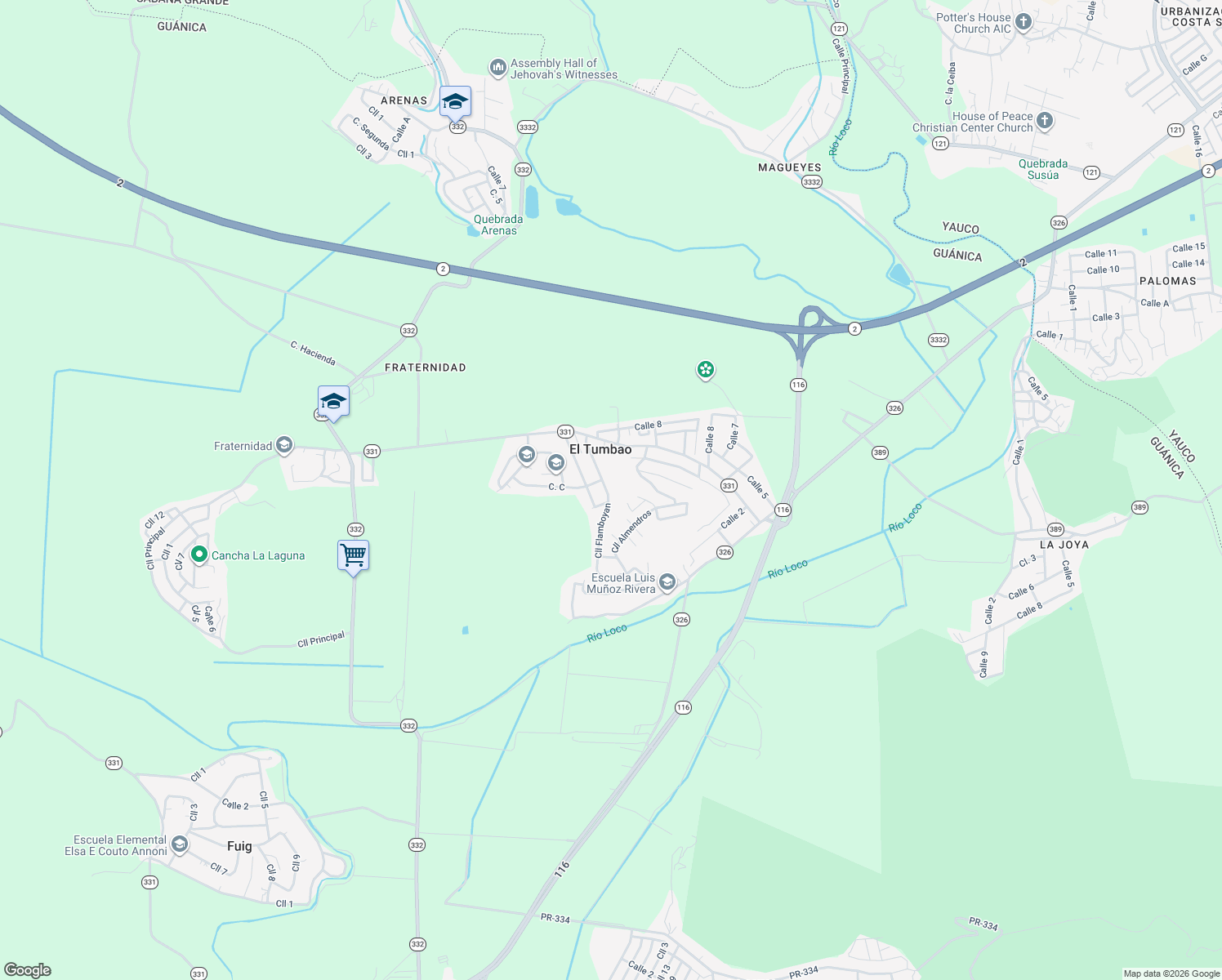 map of restaurants, bars, coffee shops, grocery stores, and more near in El Tumbao