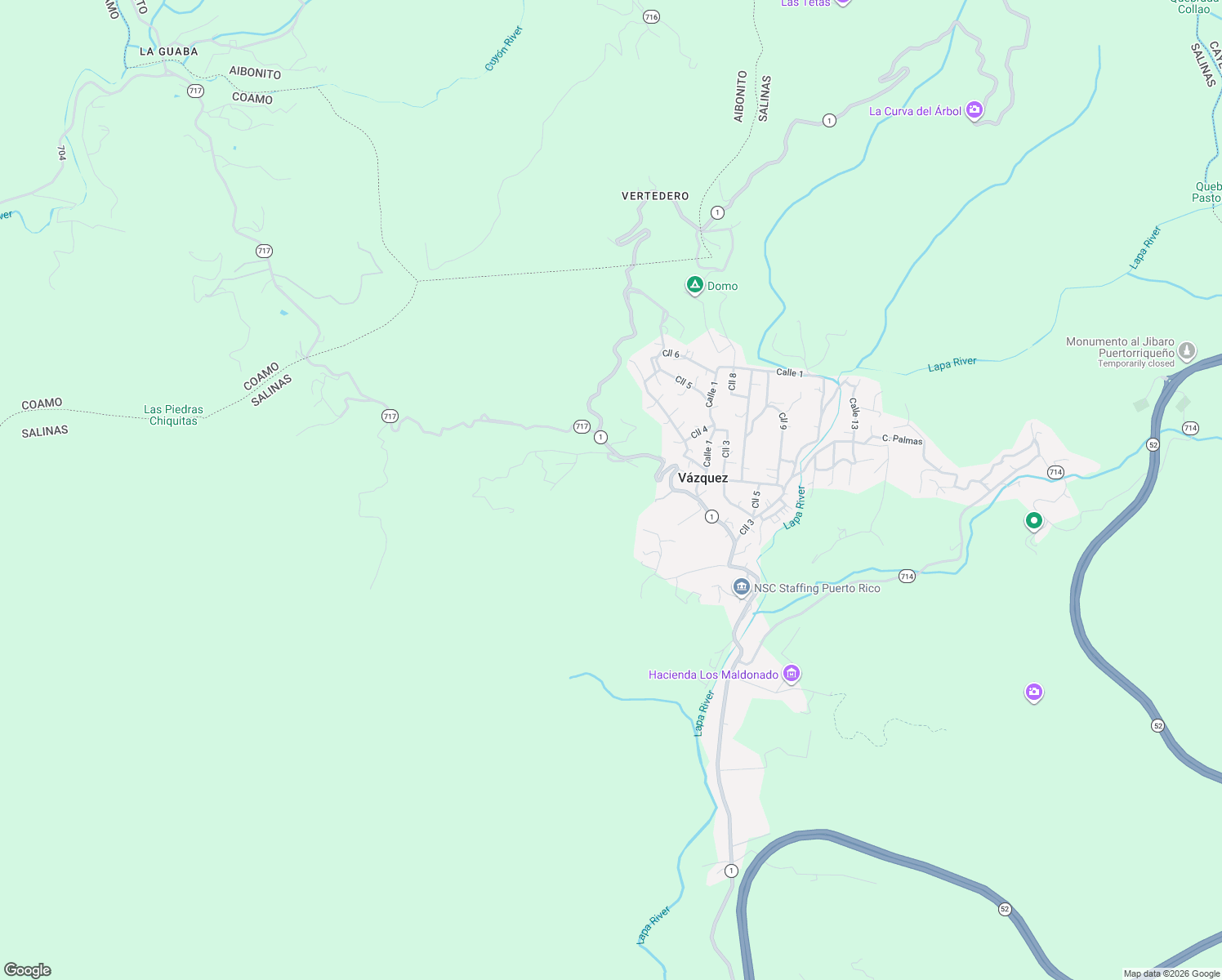 map of restaurants, bars, coffee shops, grocery stores, and more near in Vázquez