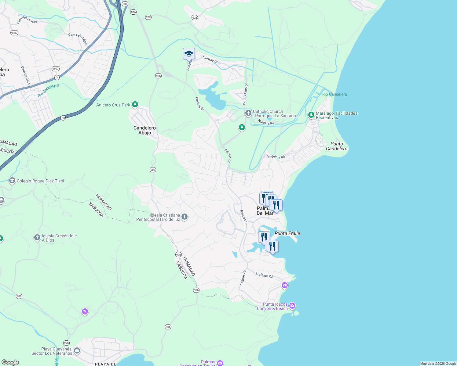 map of restaurants, bars, coffee shops, grocery stores, and more near in 