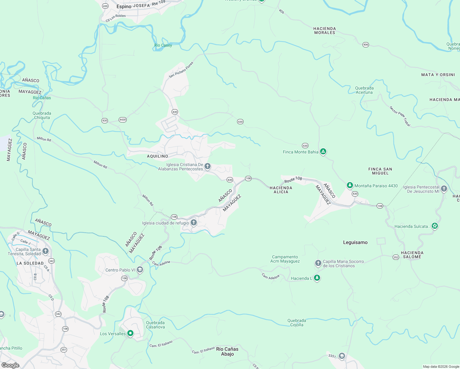 map of restaurants, bars, coffee shops, grocery stores, and more near in Espino