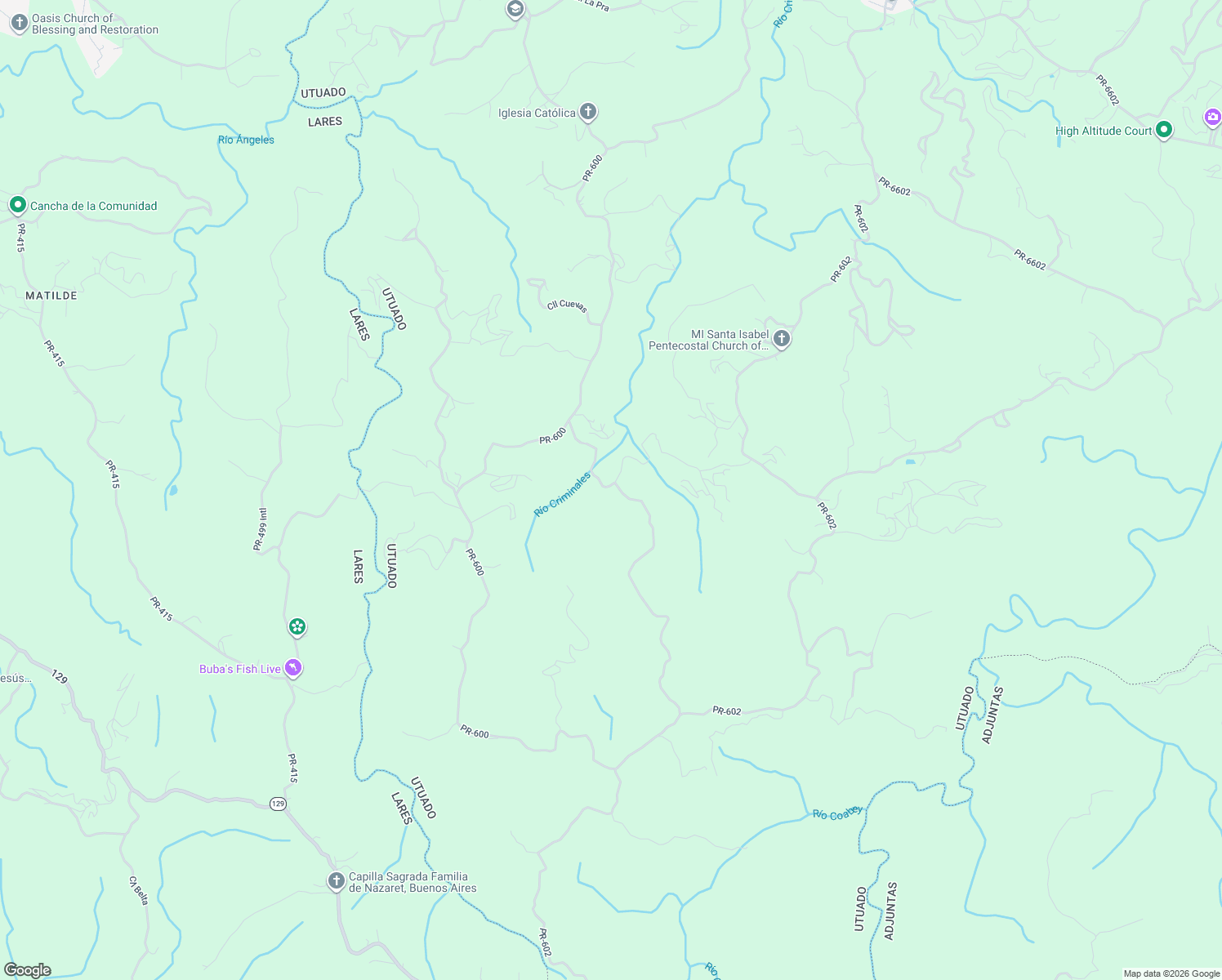 map of restaurants, bars, coffee shops, grocery stores, and more near in Ángeles