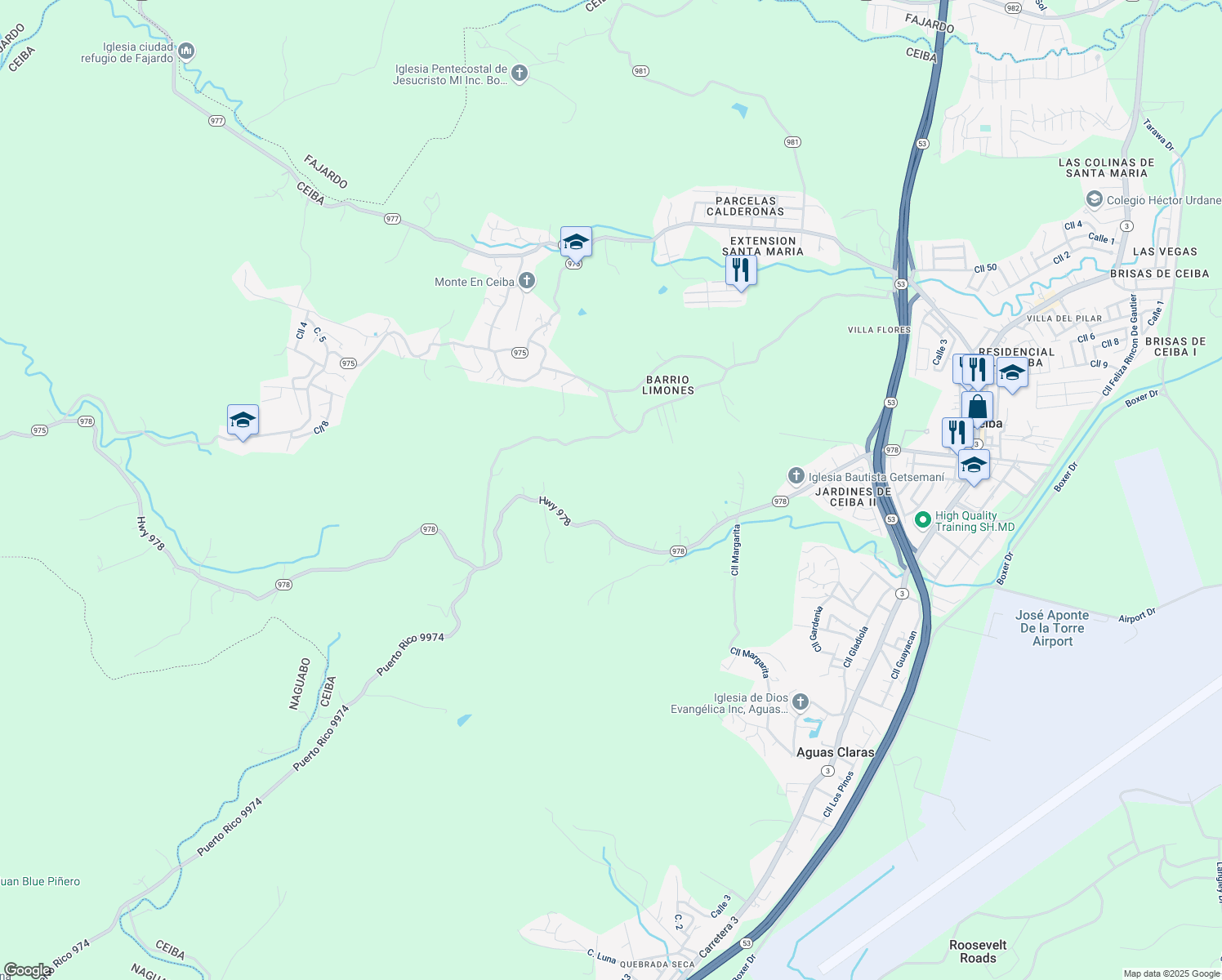 map of restaurants, bars, coffee shops, grocery stores, and more near in Aguas Claras