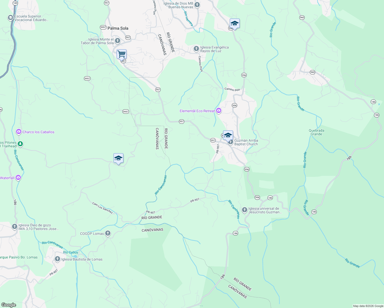 map of restaurants, bars, coffee shops, grocery stores, and more near in La Dolores