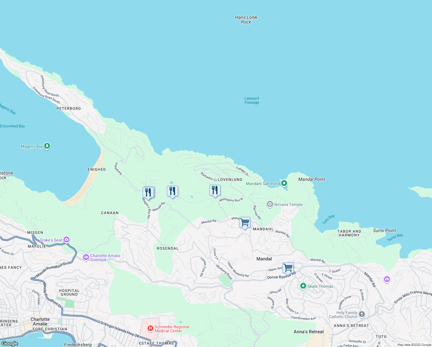 Barbados Court, Northside St Thomas Walk Score