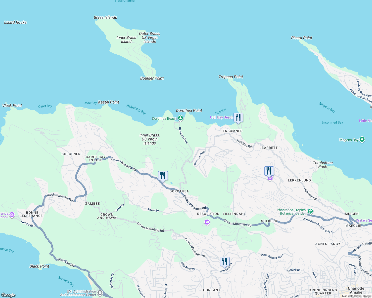 map of restaurants, bars, coffee shops, grocery stores, and more near Kanal Gut Gade in Northside