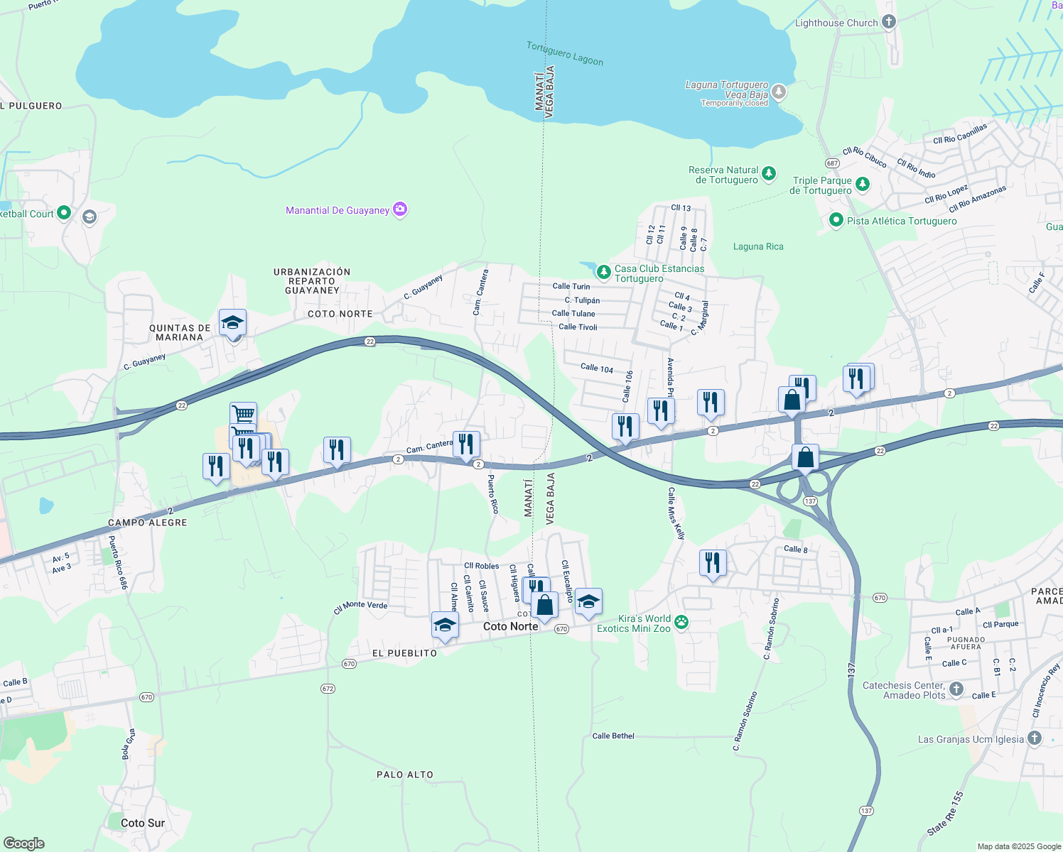 map of restaurants, bars, coffee shops, grocery stores, and more near in 