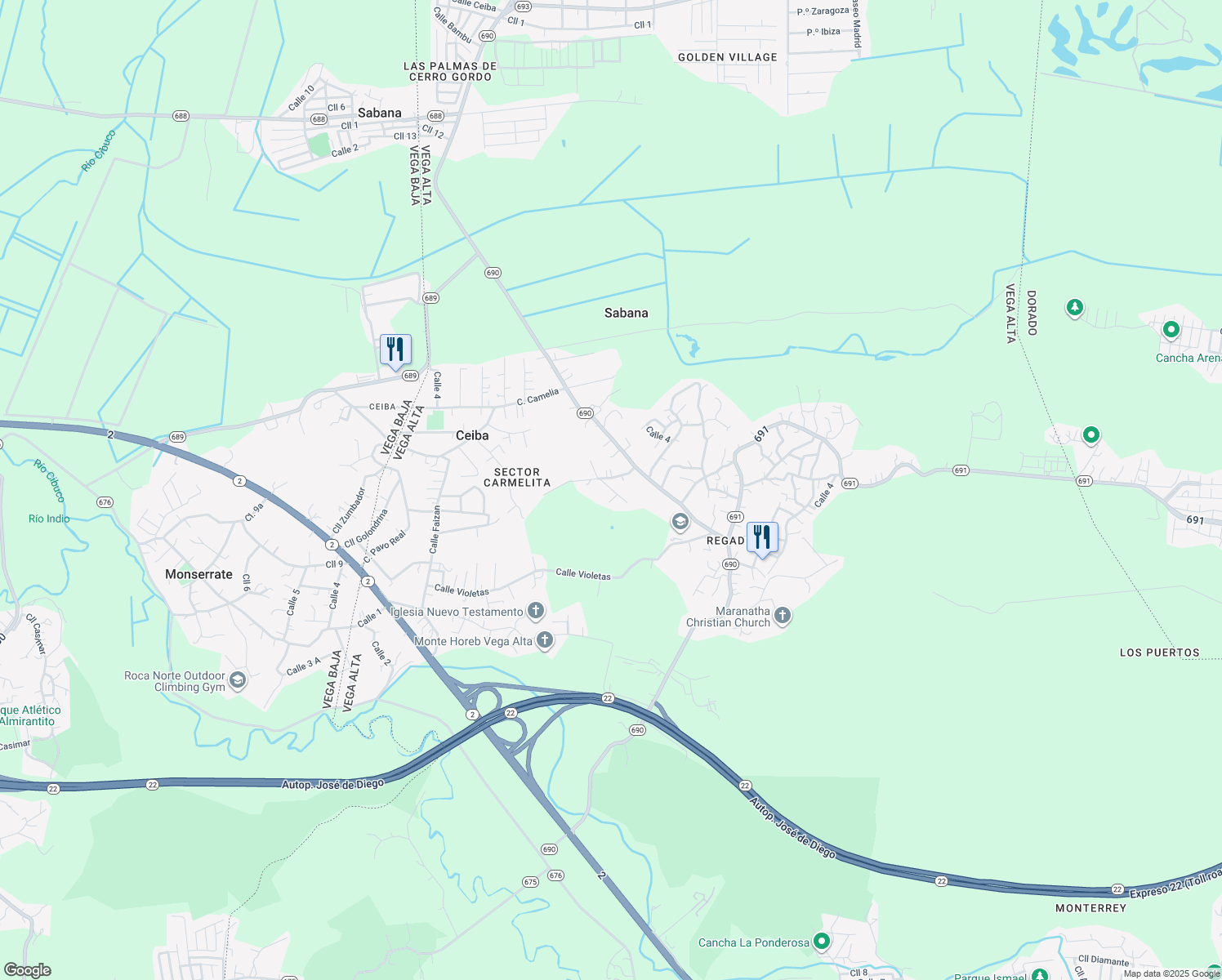 map of restaurants, bars, coffee shops, grocery stores, and more near in 