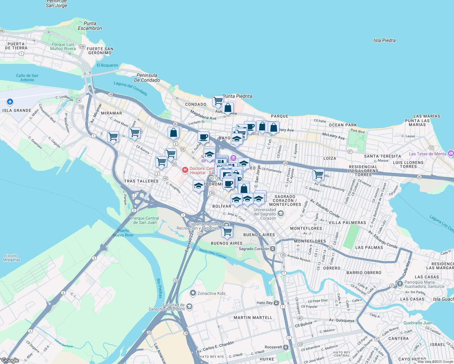1511 Avenue Juan Ponce de León, San Juan San Juan Walk Score