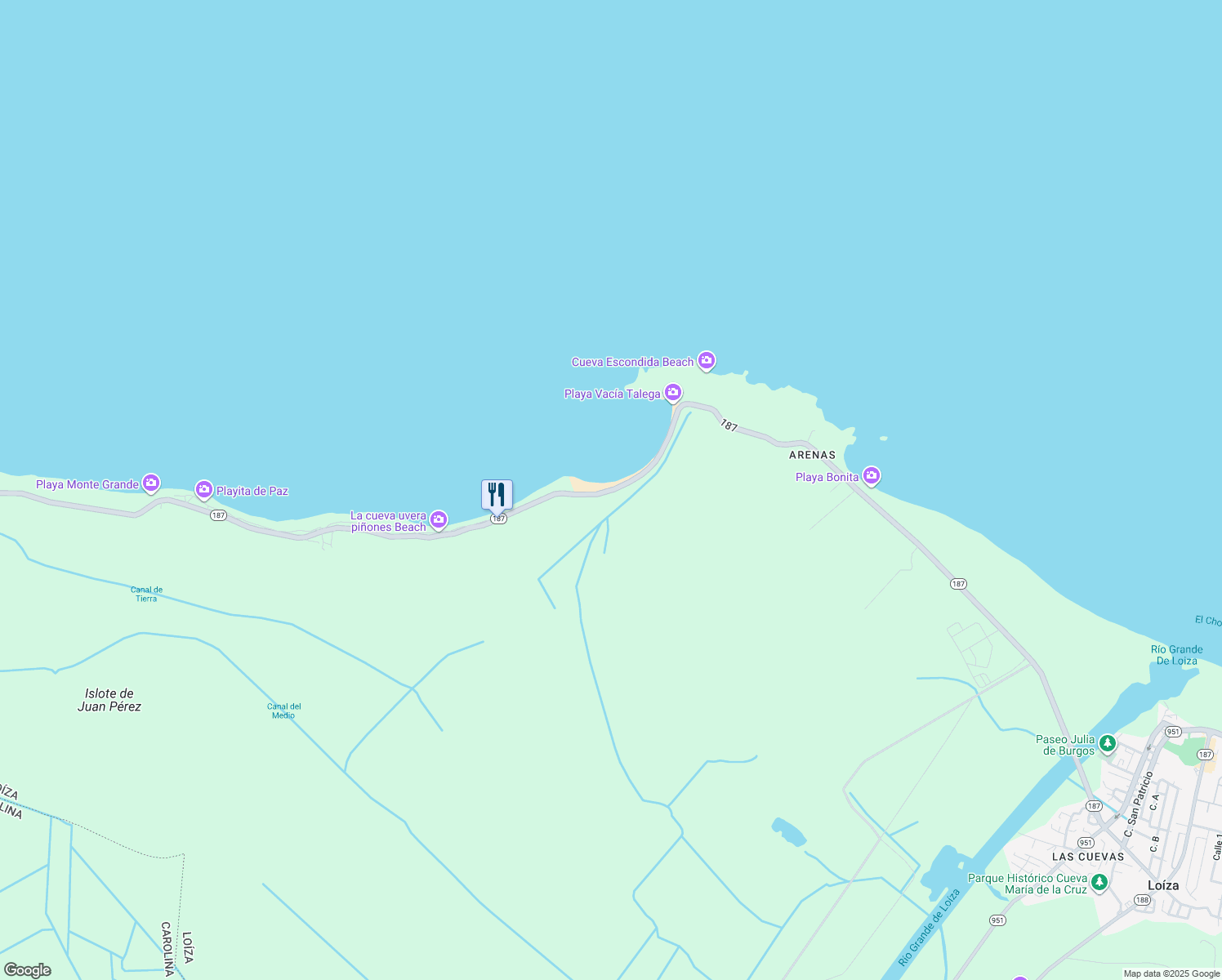 map of restaurants, bars, coffee shops, grocery stores, and more near in 