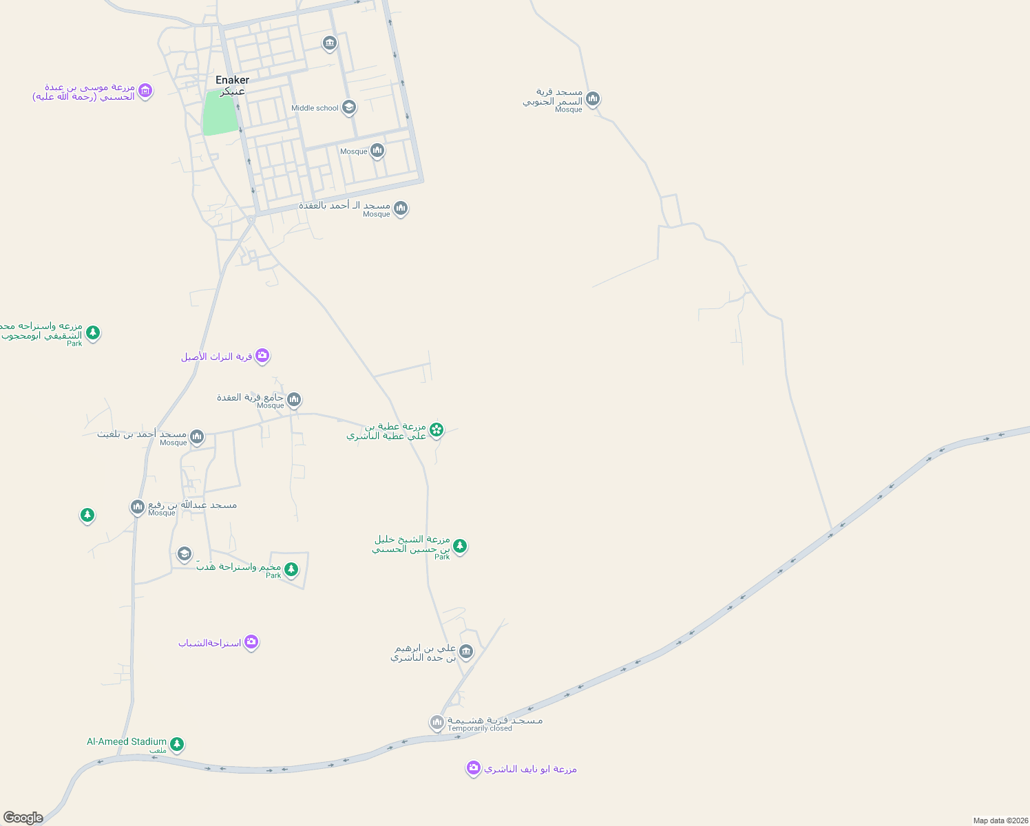 map of restaurants, bars, coffee shops, grocery stores, and more near in Al Qunfudhah