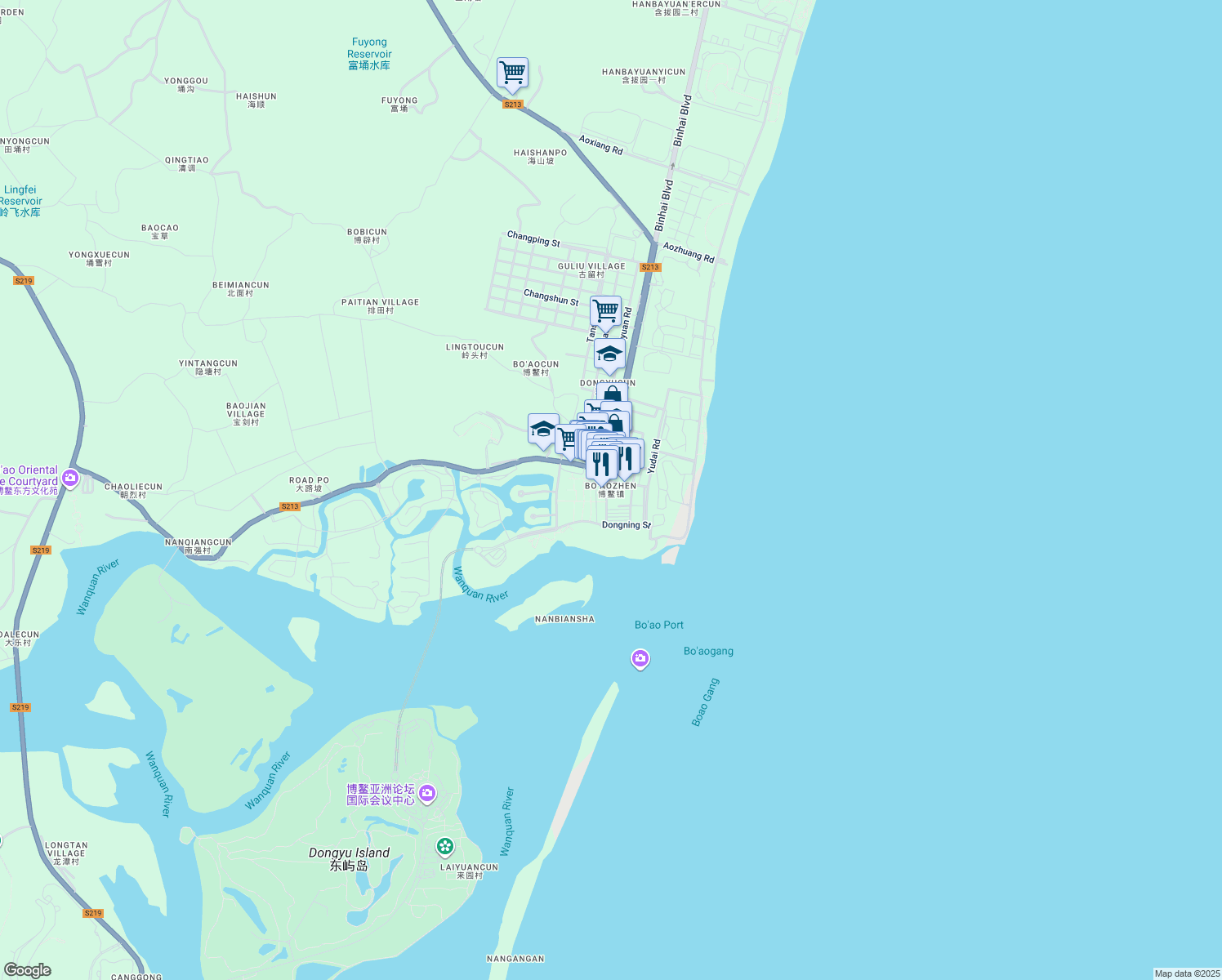 map of restaurants, bars, coffee shops, grocery stores, and more near in 