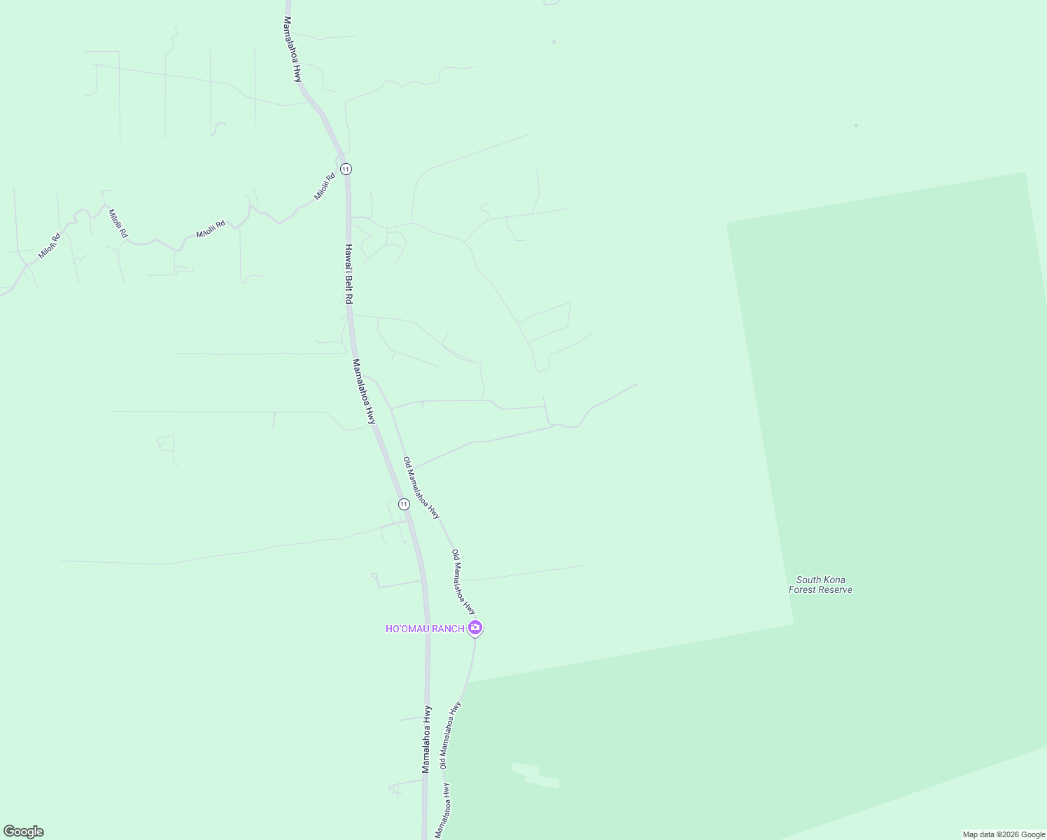 map of restaurants, bars, coffee shops, grocery stores, and more near 89-812 Huanui Road in Captain Cook