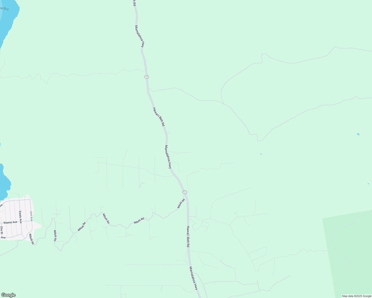 map of restaurants, bars, coffee shops, grocery stores, and more near 88-1658 Mamalahoa Highway in Captain Cook