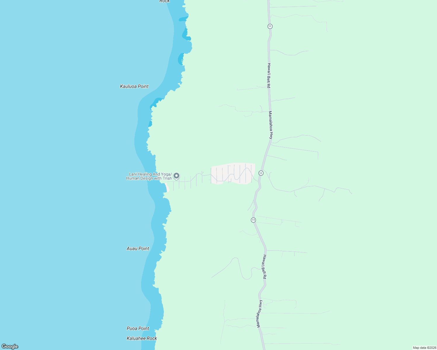 map of restaurants, bars, coffee shops, grocery stores, and more near 87-3206 Road G in Captain Cook