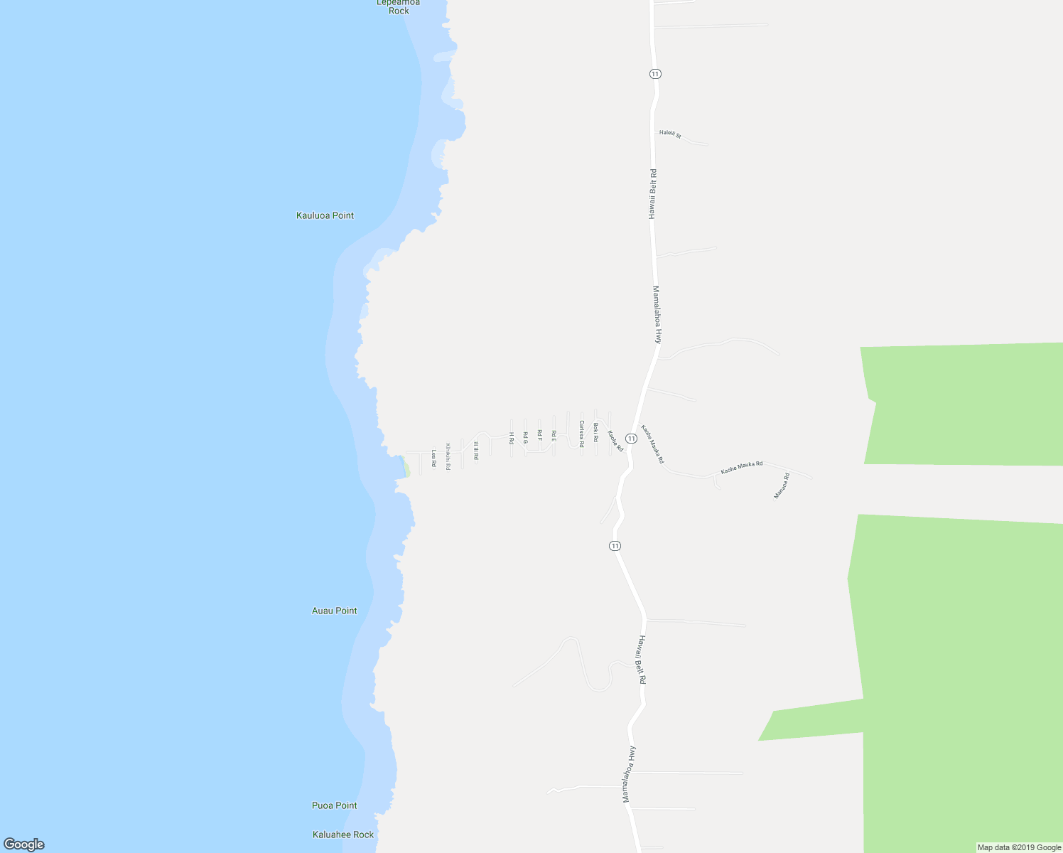 map of restaurants, bars, coffee shops, grocery stores, and more near 87-3206 Road G in Captain Cook