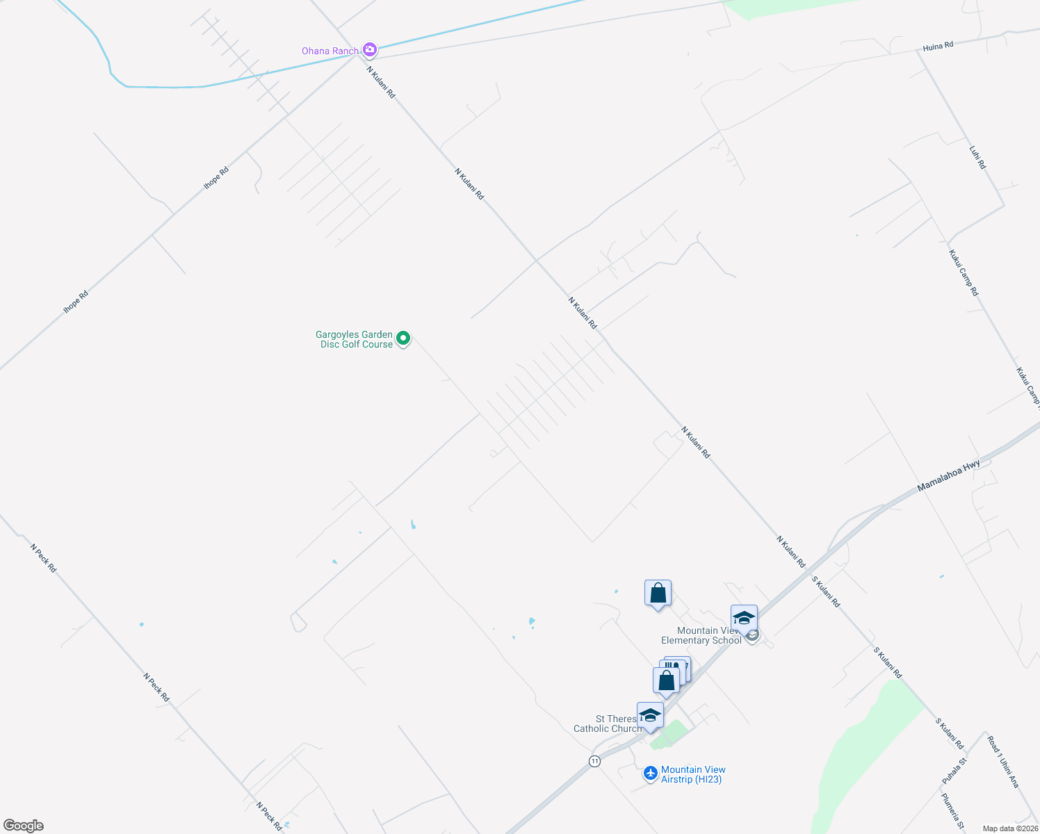 map of restaurants, bars, coffee shops, grocery stores, and more near 18-7866 Kini Road in Mountain View