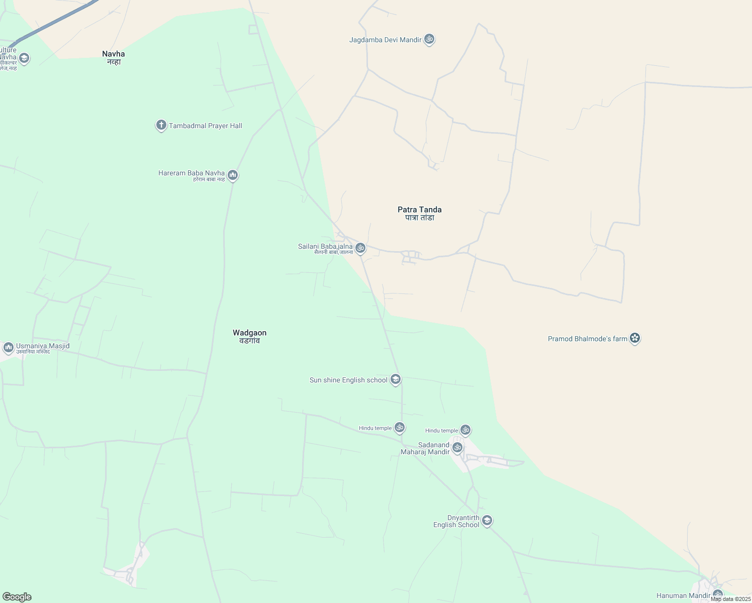 map of restaurants, bars, coffee shops, grocery stores, and more near in Wadgaon