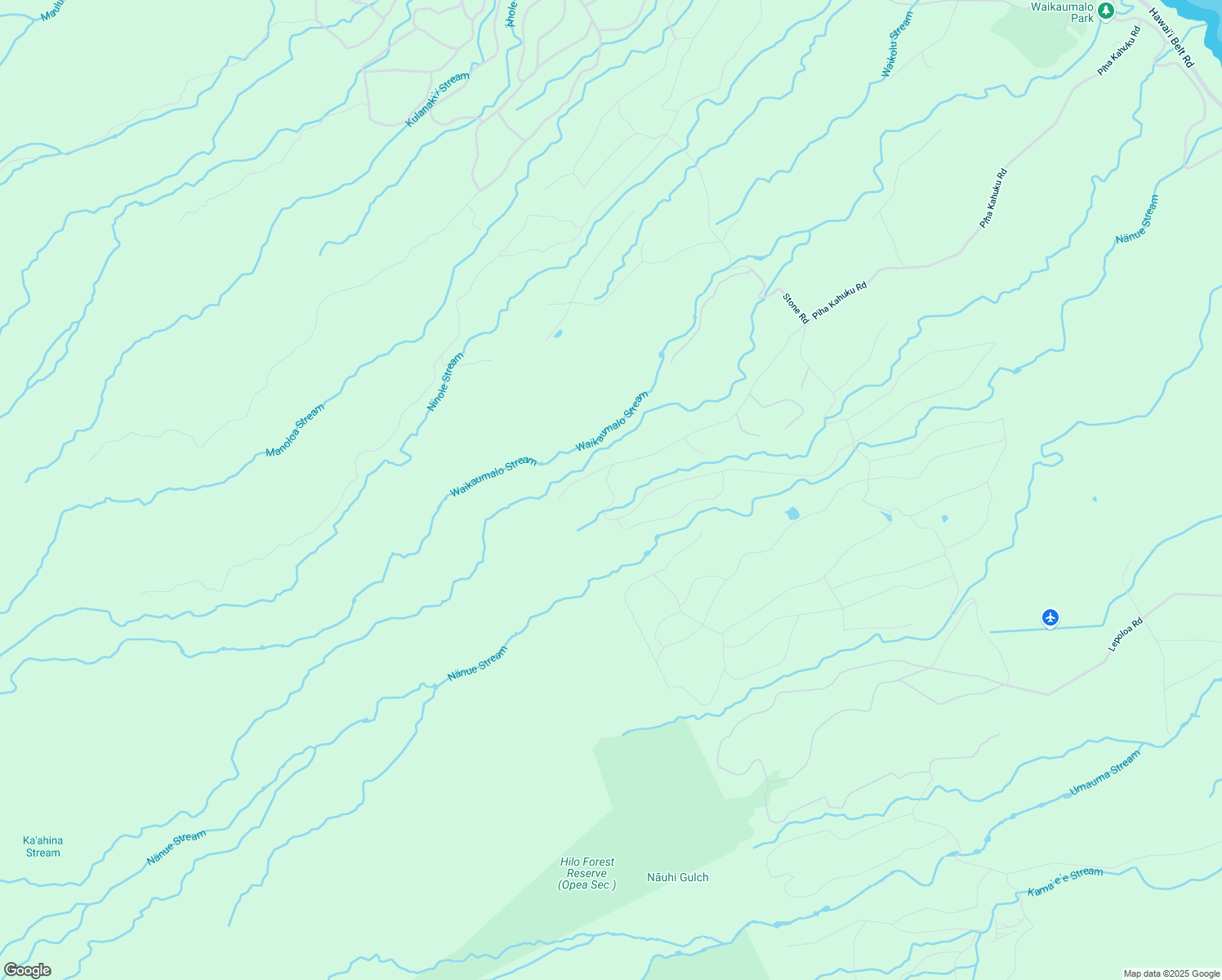 map of restaurants, bars, coffee shops, grocery stores, and more near 32-519 Piha Kahuku Road in Hawaii County
