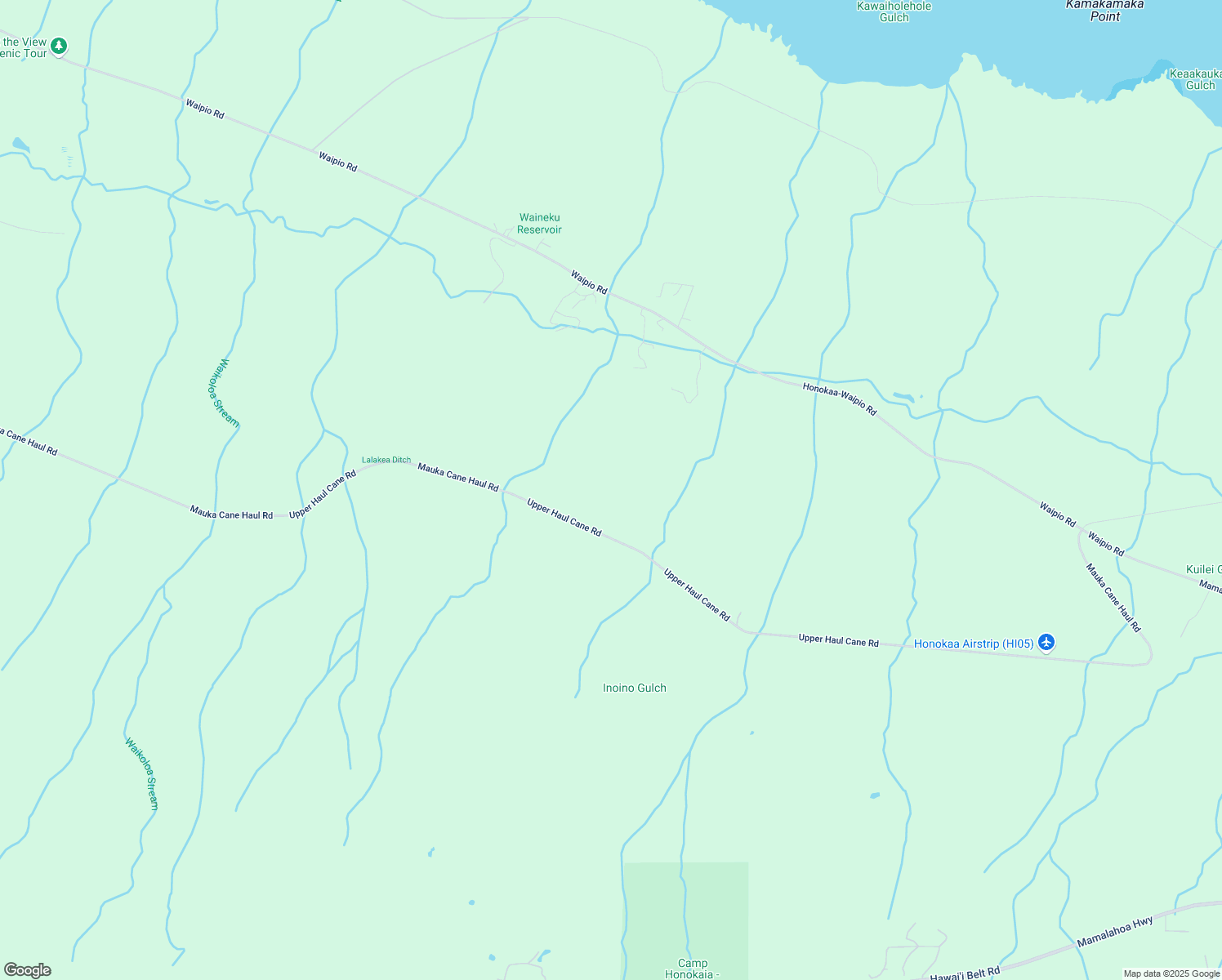 map of restaurants, bars, coffee shops, grocery stores, and more near in Ahualoa