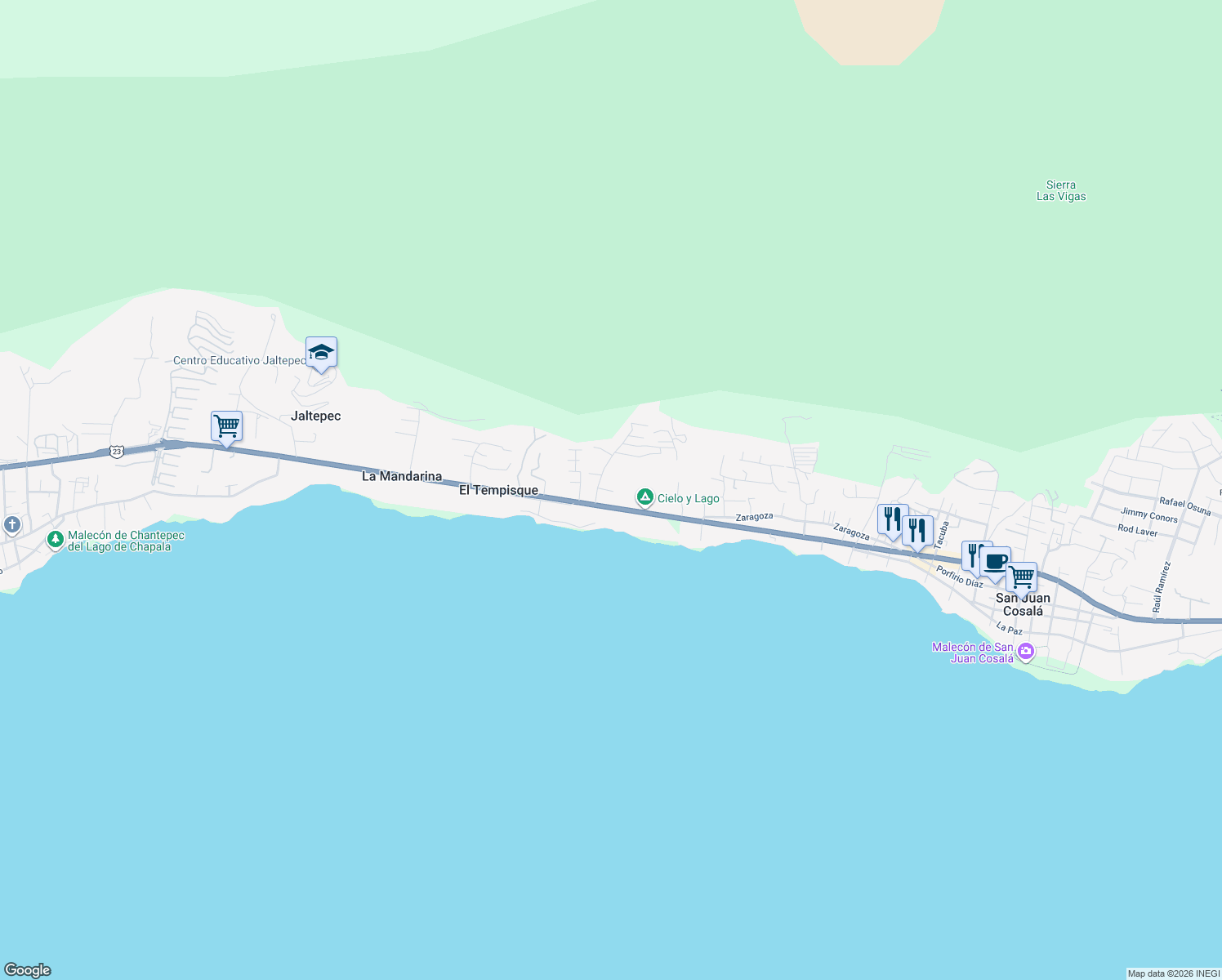 map of restaurants, bars, coffee shops, grocery stores, and more near in El Tempiske