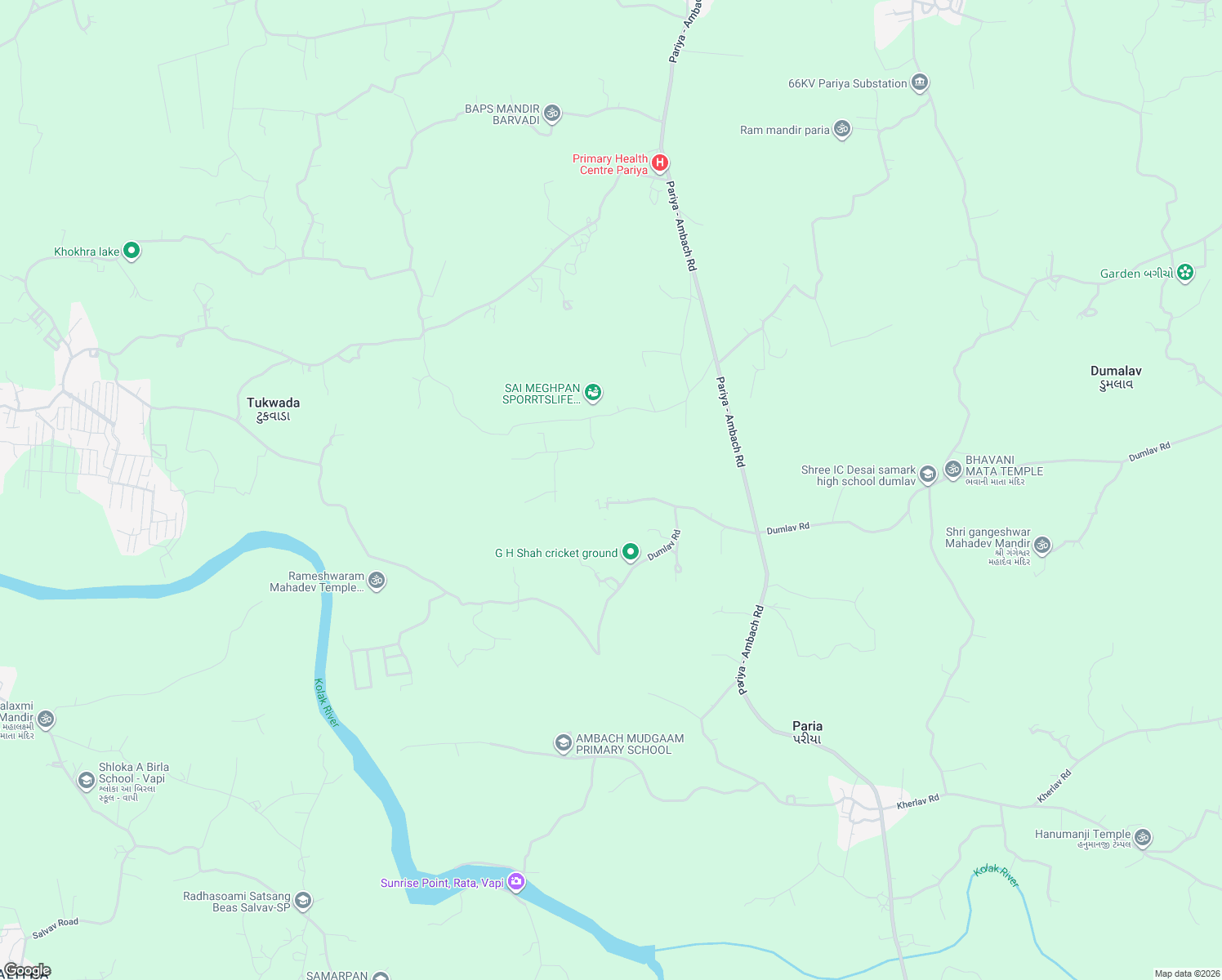 map of restaurants, bars, coffee shops, grocery stores, and more near in Dumalav