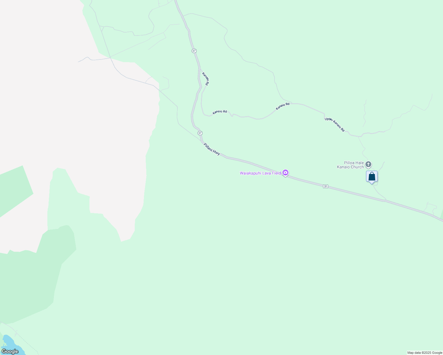 map of restaurants, bars, coffee shops, grocery stores, and more near Ulupalakua Road in Maui County