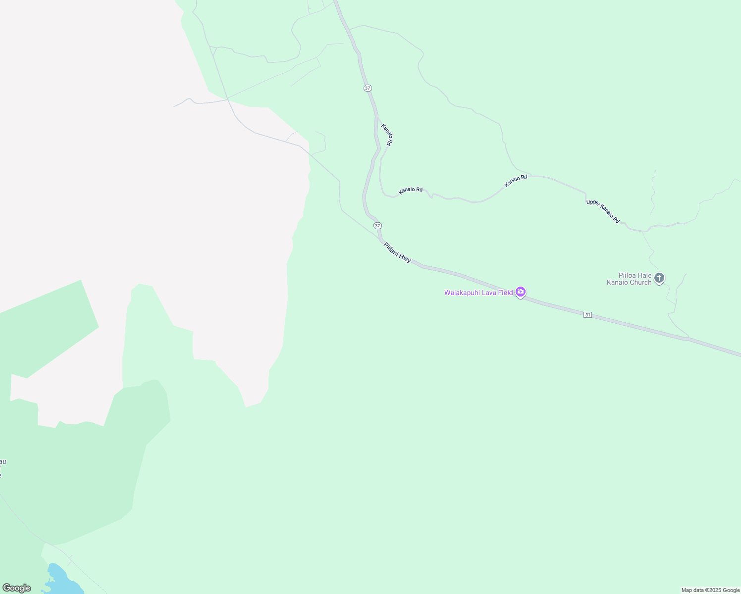 map of restaurants, bars, coffee shops, grocery stores, and more near 3 Kanaio-Kalama Park Road in Kula