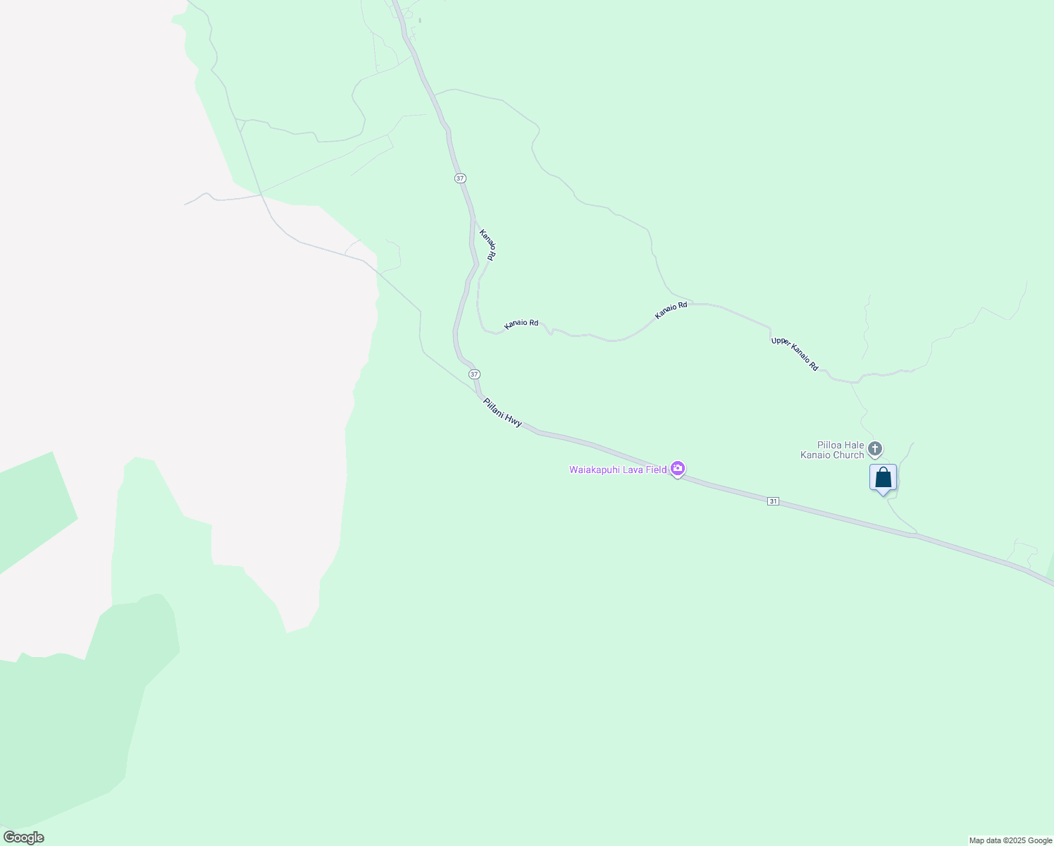 map of restaurants, bars, coffee shops, grocery stores, and more near Piilani Highway in Kula