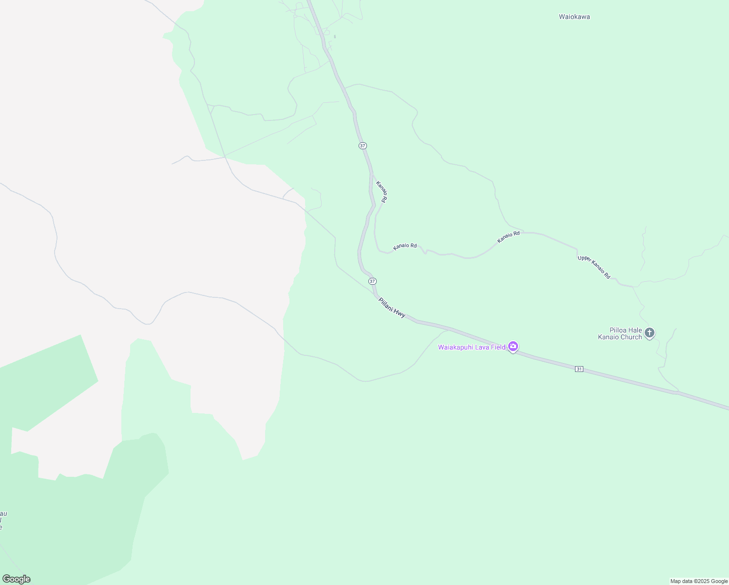 map of restaurants, bars, coffee shops, grocery stores, and more near Ulupalakua Road in Maui County