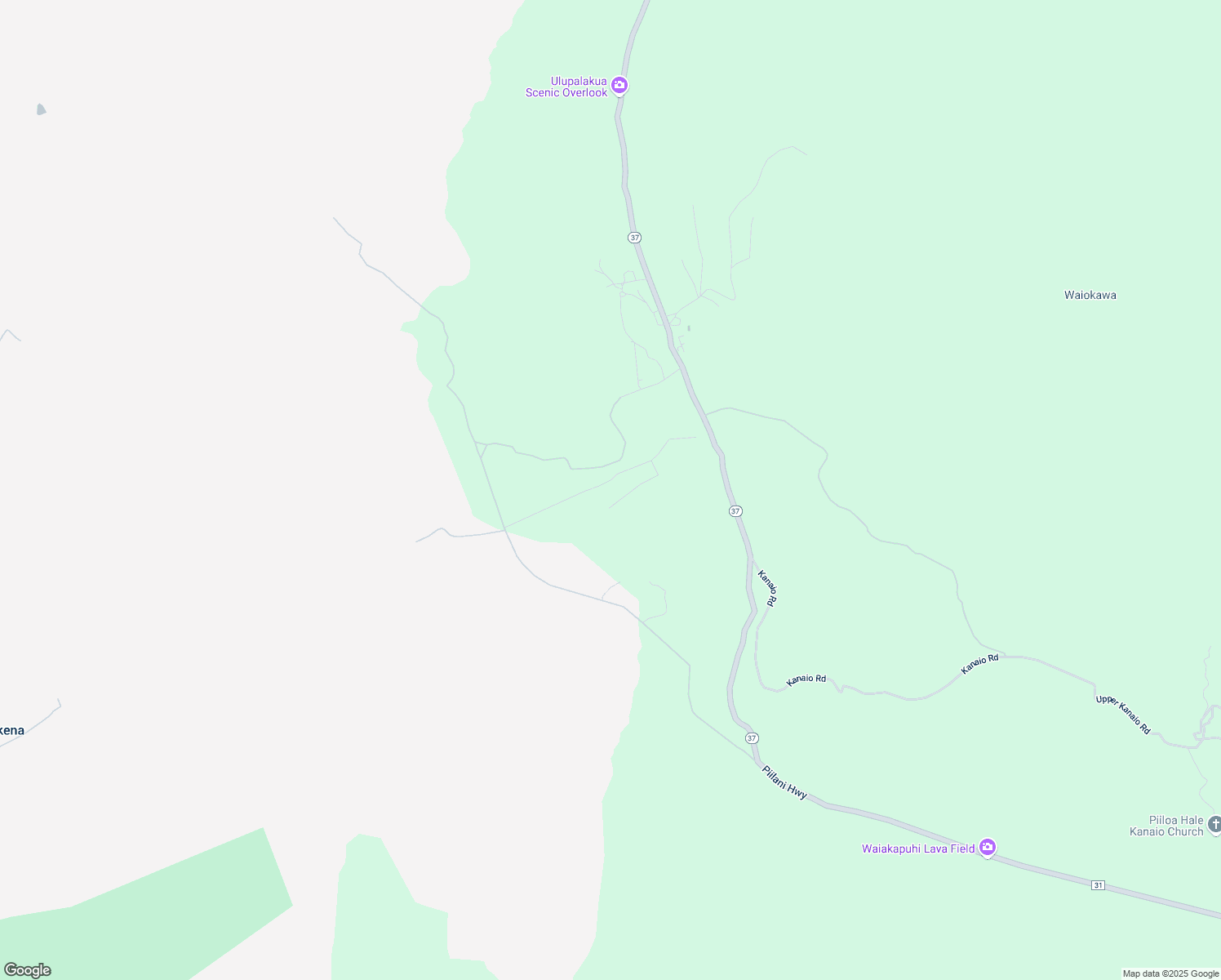 map of restaurants, bars, coffee shops, grocery stores, and more near 620 Kini Drive in Kula