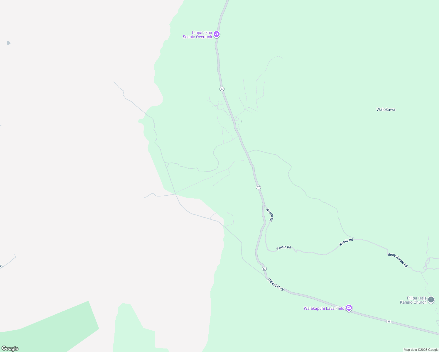 map of restaurants, bars, coffee shops, grocery stores, and more near 620 Kini Drive in Kula