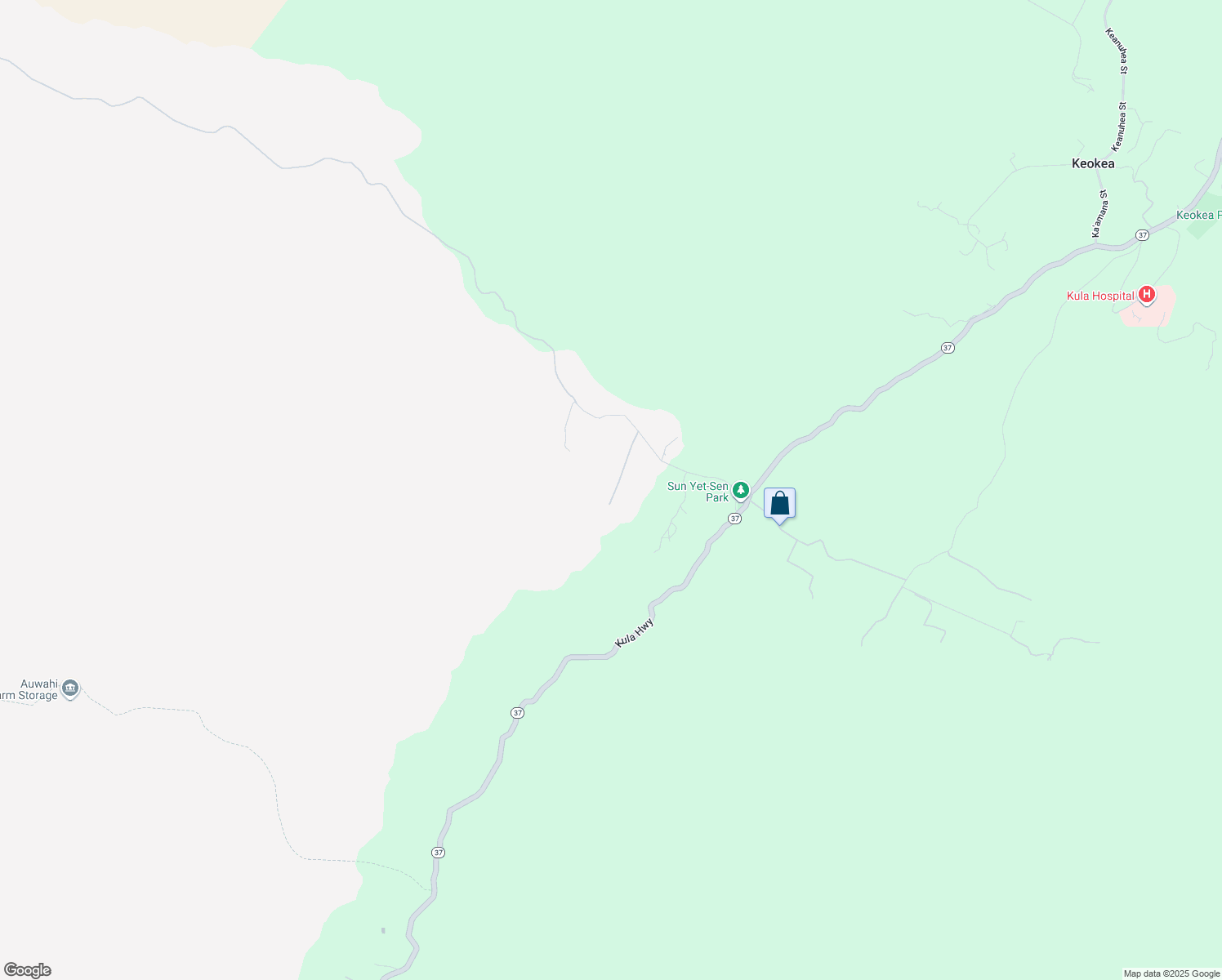 map of restaurants, bars, coffee shops, grocery stores, and more near 212 Easy Street in Kula
