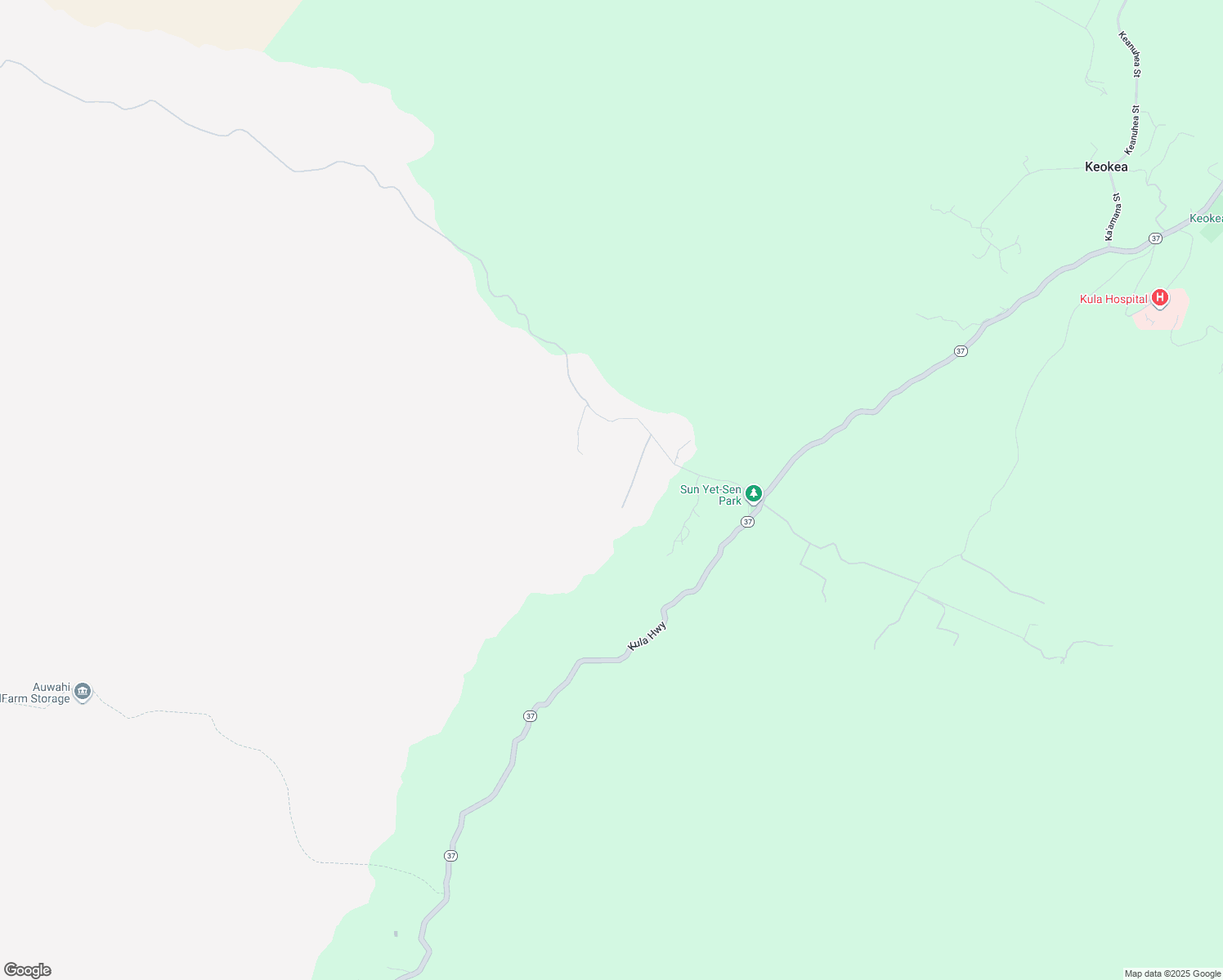 map of restaurants, bars, coffee shops, grocery stores, and more near 212 Easy Street in Kula