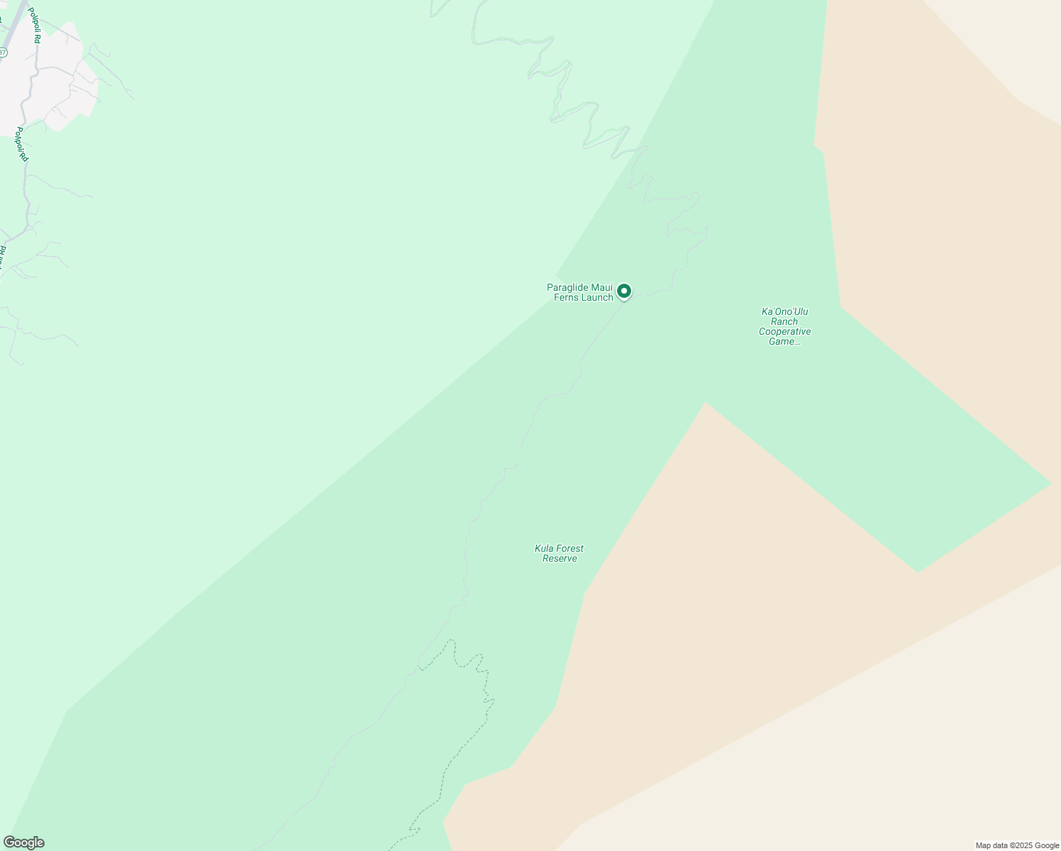 map of restaurants, bars, coffee shops, grocery stores, and more near Waipoli Road in Maui County