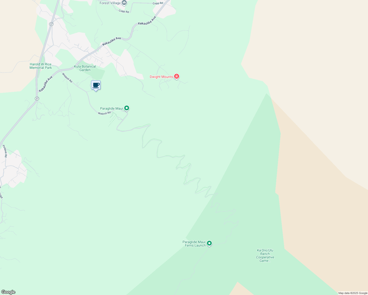 map of restaurants, bars, coffee shops, grocery stores, and more near in Kula