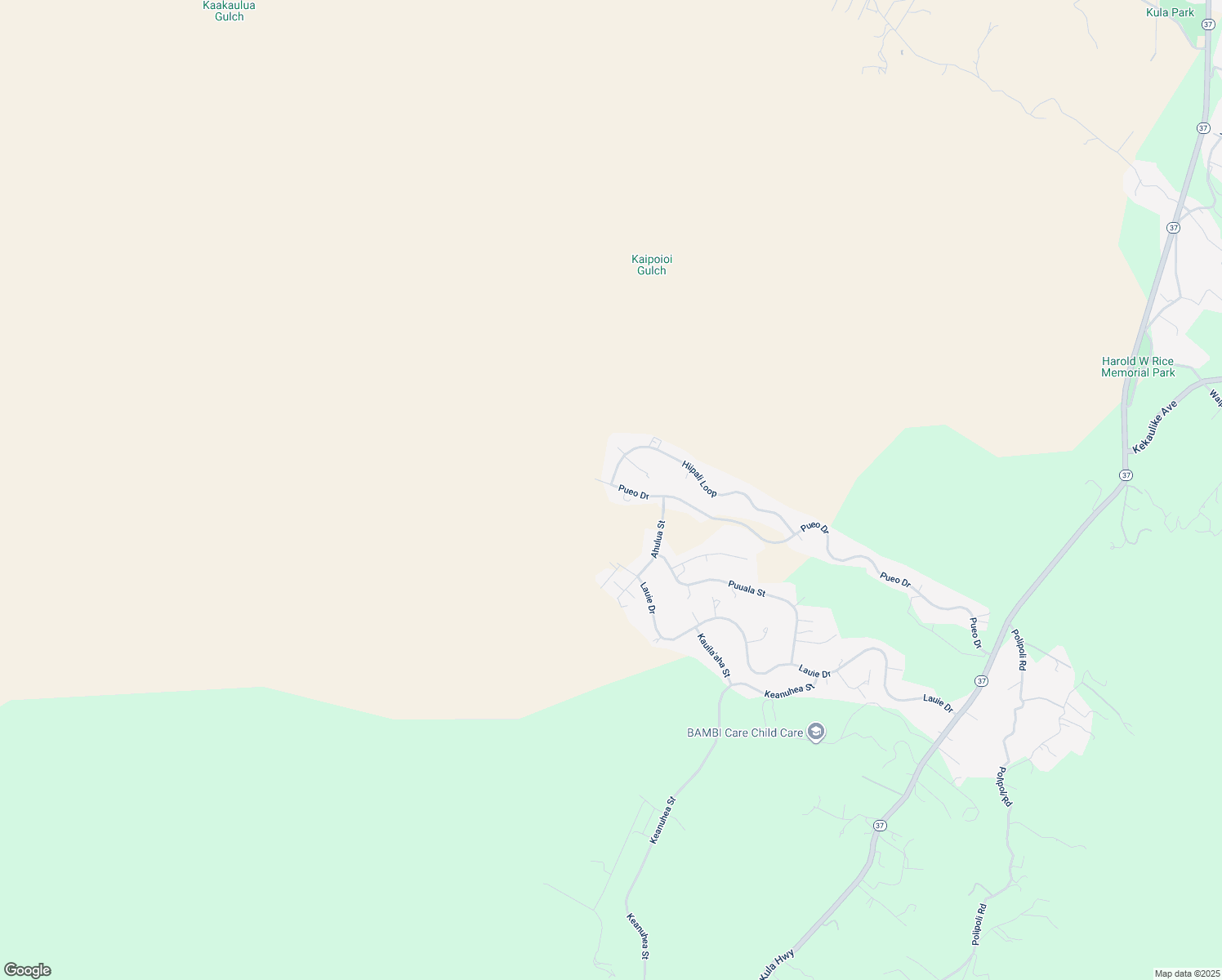 map of restaurants, bars, coffee shops, grocery stores, and more near 849 Pueo Drive in Kula