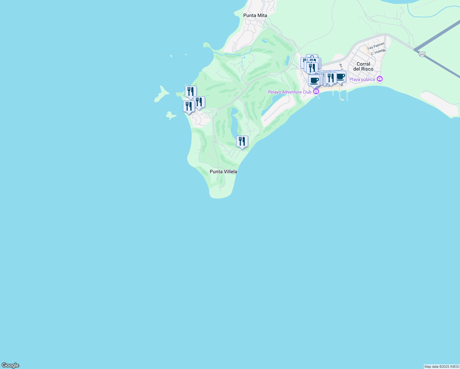 map of restaurants, bars, coffee shops, grocery stores, and more near in 