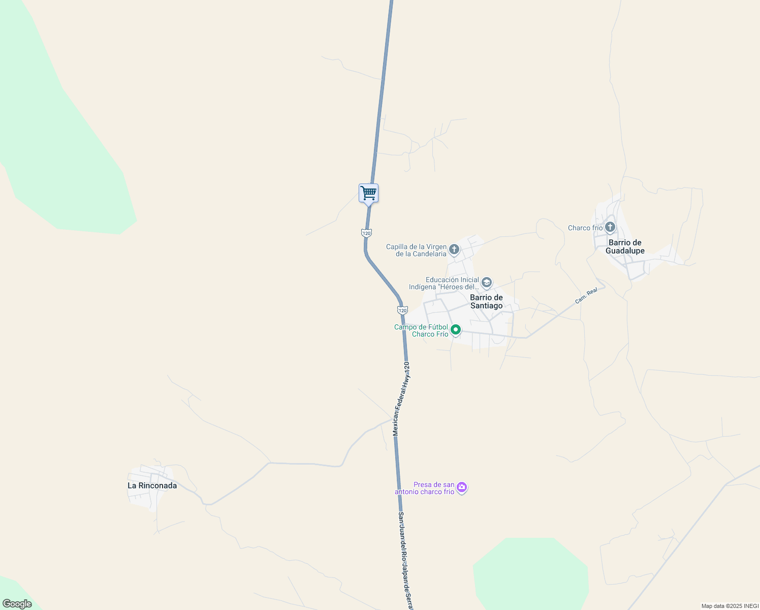 map of restaurants, bars, coffee shops, grocery stores, and more near in Xilitla