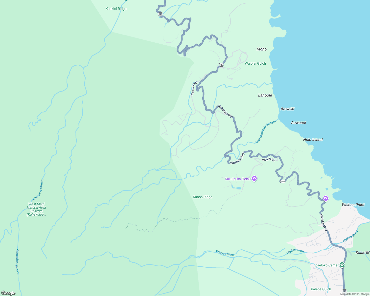 map of restaurants, bars, coffee shops, grocery stores, and more near 63 Lahaole Place in Wailuku
