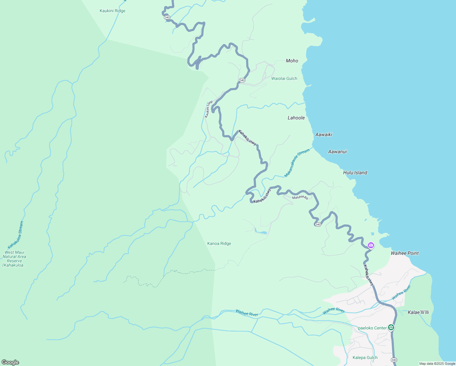 map of restaurants, bars, coffee shops, grocery stores, and more near 39 Lahaole Place in Wailuku